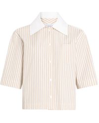 Patou - Striped Short-Sleeved Shirt - Lyst