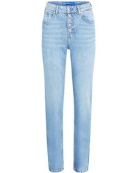 Karl Lagerfeld - High-rise Tapered Jeans - Lyst