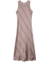 Aspesi - Striped Maxi Dress - Lyst