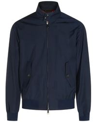 Baracuta - Funnel-Neck Zip-Up Jacket - Lyst