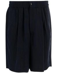 Giorgio Armani - Buttoned Bermuda Shorts - Lyst