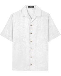 Versace - Polo À Motif Barocco En Jacquard - Lyst