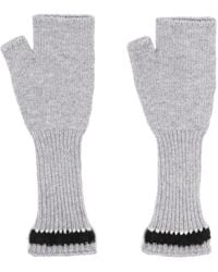 Barrie - Fingerless Knit Gloves - Lyst