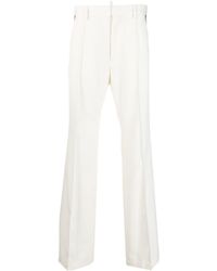 DSquared² - Pleated Straight-leg Trousers - Lyst