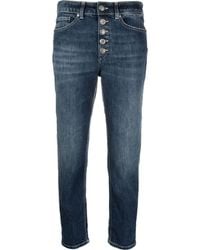 Dondup - Bleach-effect High-waisted Jeans - Lyst