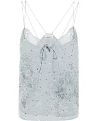 Zadig & Voltaire - Capela Wings-jacquard Tank Top - Lyst