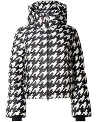 Perfect Moment - Abrigo Oversize Con Motivo De Pied De Poule - Lyst
