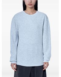 Entire studios - Ribbed-Trim Long-Sleeve T-Shirt - Lyst