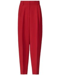Fabiana Filippi - Pleated Pressed-Crease Trousers - Lyst