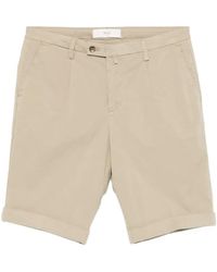 Briglia 1949 - Pleated Turn-Up Shorts - Lyst