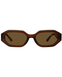 Linda Farrow - X The Attico Irene Geometric-Frame Sunglasses - Lyst