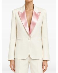 Styland - Satin-Lapel Blazer - Lyst