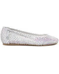 Le Silla - Gilda Crystal-embellished Ballerina Shoes - Lyst