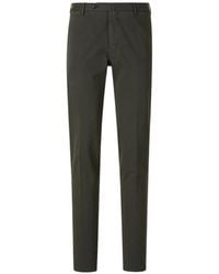 PT Torino - Logo-Plaque Slim-Fit Trousers - Lyst