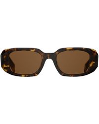 Prada - Symbole Rectangular-frame Sunglasses - Lyst