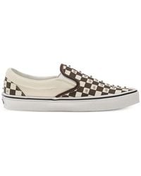 Vans - Checkerboard Stud-Embellished Sneakers - Lyst