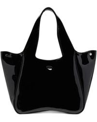 DIESEL - Ultra-Glossy Pu Tote Handbag With Double Handle - Lyst