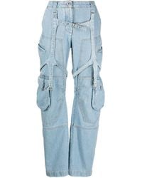 Off-White c/o Virgil Abloh - Jeans cargo a gamba ampia - Lyst