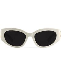 Balenciaga - Bossy Round-frame Sunglasses - Lyst