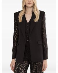 Nissa - Embroidered Single-Breasted Blazer - Lyst