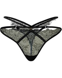 Twinset - Tanga con capa de encaje - Lyst