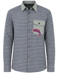 DSquared² - Chemise À Carreaux Et Patch - Lyst
