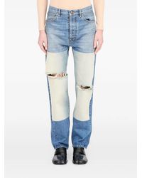 Maison Margiela - Ripped Patchwork Jeans - Lyst