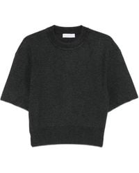 Amomento - Short-Sleeve Knitted Sweater - Lyst