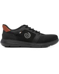 Bugatti - Logo-Patch Mesh-Panel Sneakers - Lyst