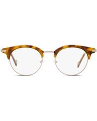 Moncler - Round-Frame Glasses - Lyst