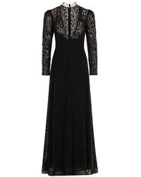 Fendi - Millefiori Devoré Velvet Dress - Lyst