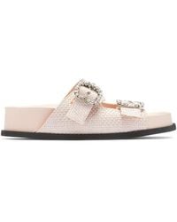 N°21 - Claquettes À Ornements En Cristal - Lyst
