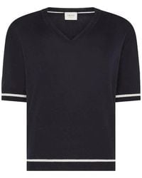 Cruna - Elsa Stripe-Trim T-Shirt - Lyst