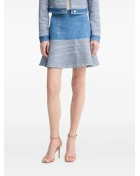 Guess - Minirock mit Tweed-Einsatz - Lyst