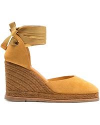 Castañer - Ribbon Wedge Espadrilles - Lyst