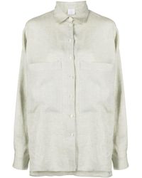 Eleventy - Plain Linen Shirt - Lyst