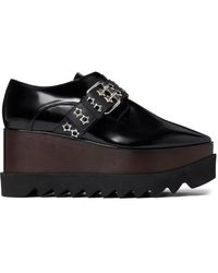 Stella McCartney - Elyse Buckle-Fastening Lace-Up Shoes - Lyst