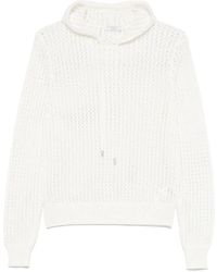 Peserico - Gestrickter Hoodie mit Pailletten - Lyst