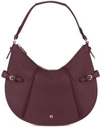 Aigner - Medium Cavallo Buckle-Detail Hobo Tote Bag - Lyst