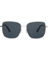 Burberry - Tortoiseshell-Tip Square-Frame Sunglasses - Lyst