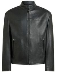 Etro - Nappa Leather Biker Jacket - Lyst