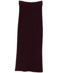 Bompard - Ribbed Cashmere Maxi Skirt - Lyst