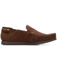 Clarks - Shacrelite Step Suede Loafers - Lyst