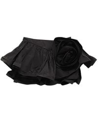 VAQUERA - Floral-Appliqué Ruffled Skirt - Lyst