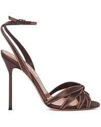 Aquazzura - Soulmate Crystal Sandals 105 - Lyst