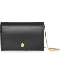 Burberry Jessie Full-grain Calfskin Crossbody Bag - Black
