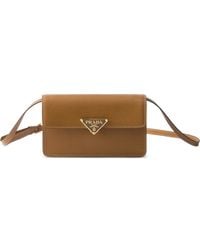 Prada - Mini-Tasche Mit Logo-Schild - Lyst