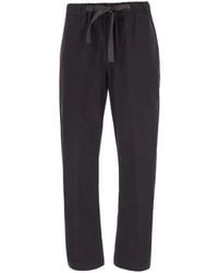 Semicouture - Buddy Drawstring Tapered Trousers - Lyst