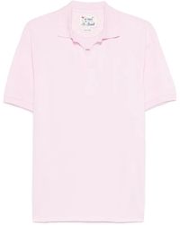 MC2 Saint Barth - Charles V-Neck Embroidered T-Shirt - Lyst