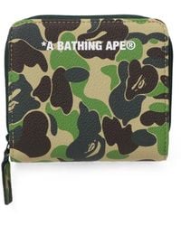 A Bathing Ape - Abc Camo Wallet - Lyst